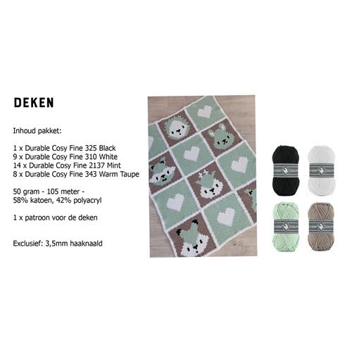 DenDennis | Little Woodland Adventures haakpakket | Deken