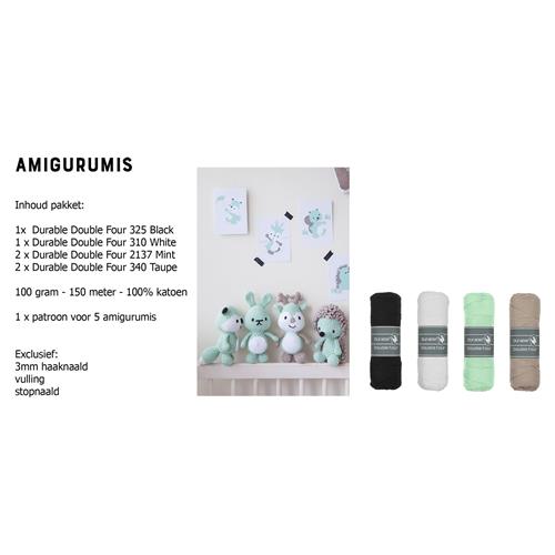 DenDennis | Little Woodland Adventures haakpakket | Amigurumi Mint