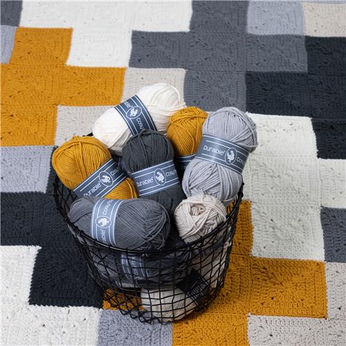 Durable | Haakpakket | Criss-Cross deken | 180 x 120 cm