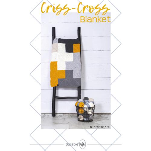 Durable | Haakpakket | Criss-Cross deken | 180 x 120 cm