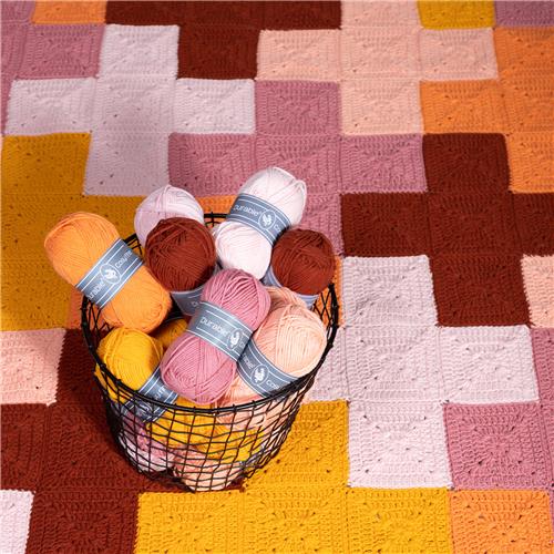 Durable | Haakpakket | Criss-Cross deken | 180 x 120 cm