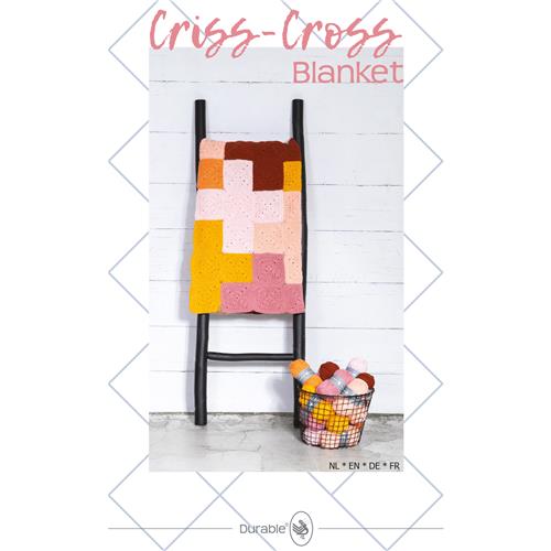 Durable | Haakpakket | Criss-Cross deken | 180 x 120 cm