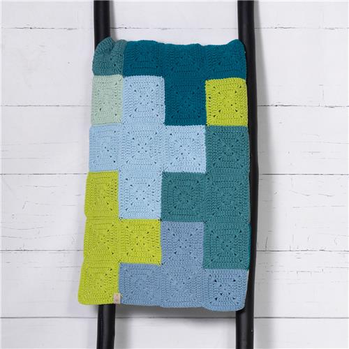 Durable | Haakpakket | Criss-Cross deken | 180 x 120 cm
