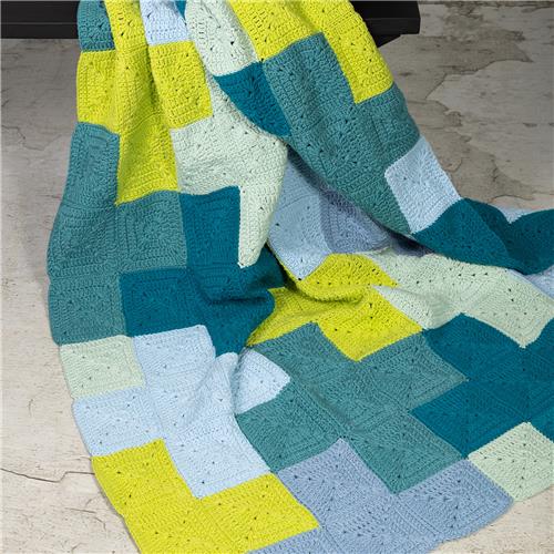 Durable | Haakpakket | Criss-Cross deken | 180 x 120 cm