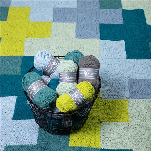 Durable | Haakpakket | Criss-Cross deken | 180 x 120 cm