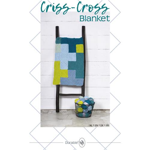 Durable | Haakpakket | Criss-Cross deken | 180 x 120 cm