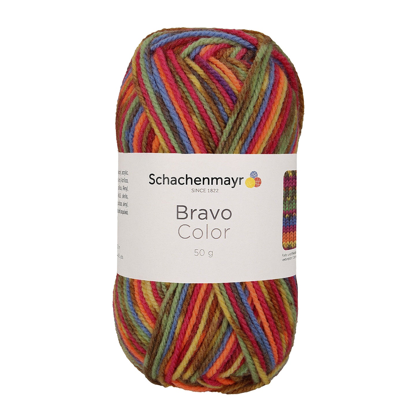 Schachenmayr Bravo Color - Fil Acrylique Auto-Rayant Joyeux