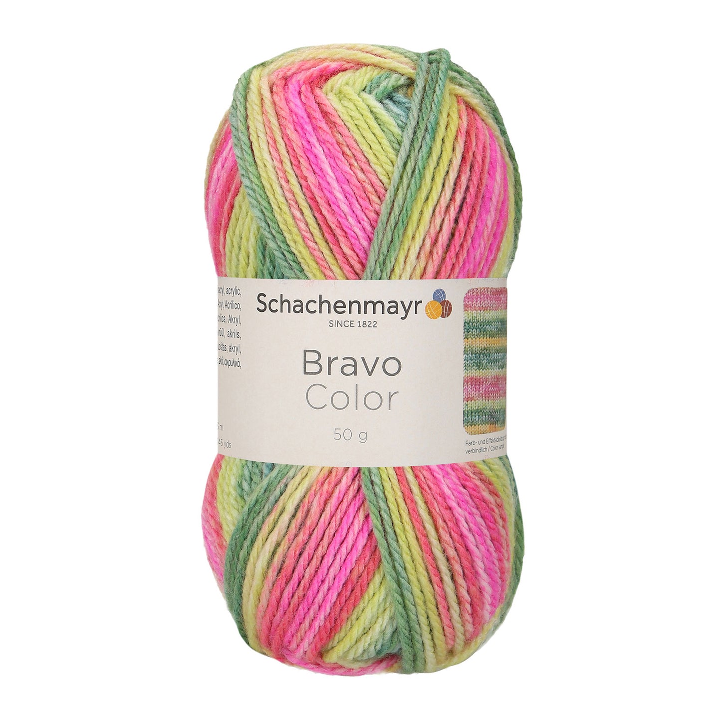 Schachenmayr Bravo Color - Fil Acrylique Auto-Rayant Joyeux