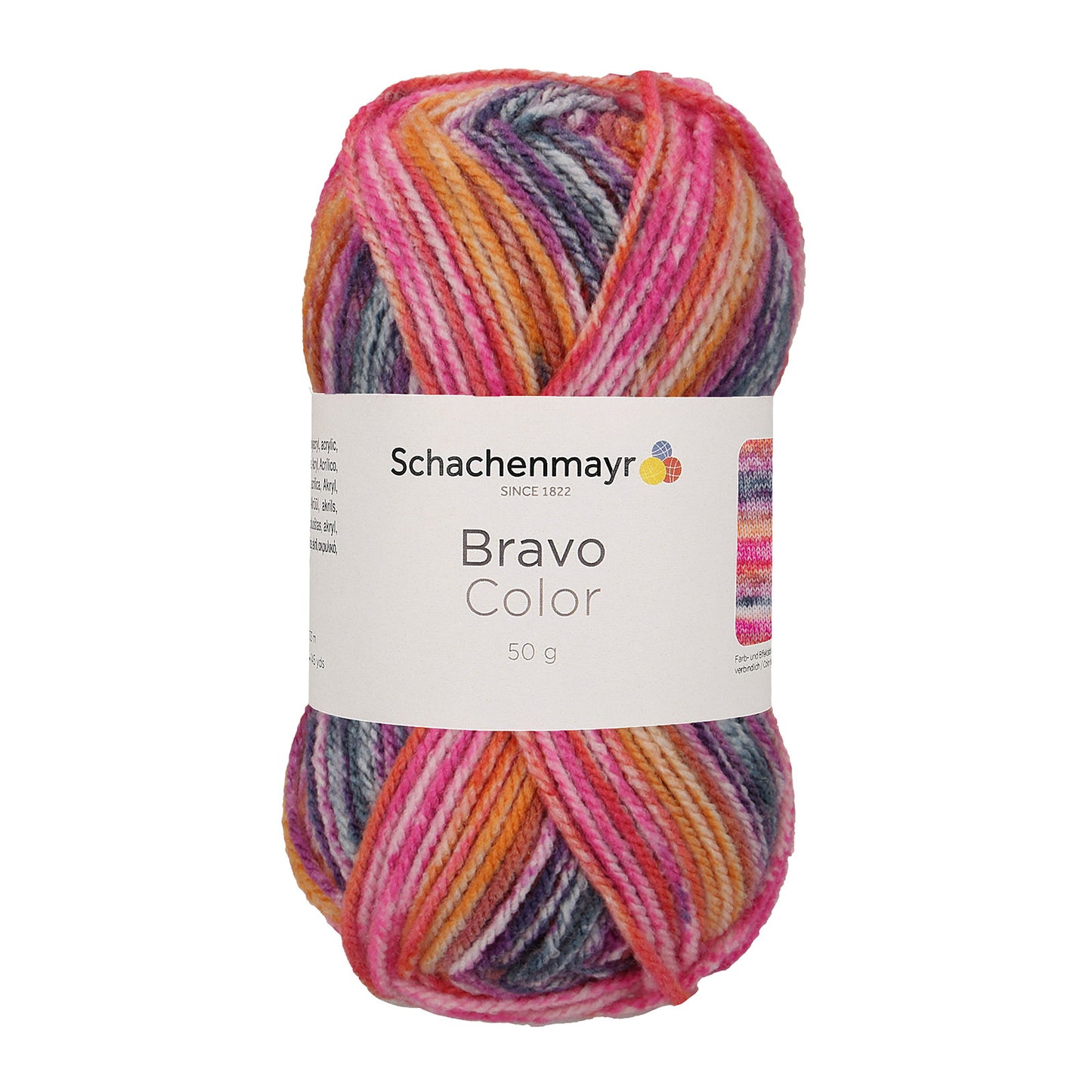 Schachenmayr Bravo Color - Fil Acrylique Auto-Rayant Joyeux