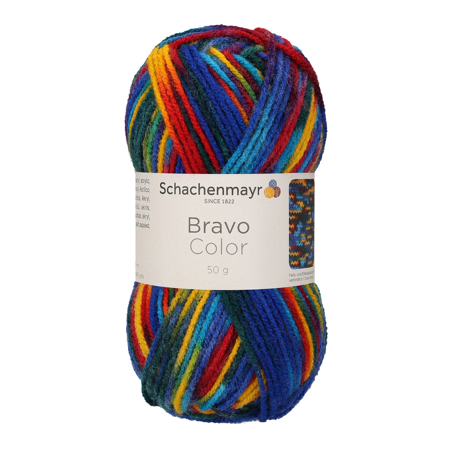 Schachenmayr Bravo Color - Fil Acrylique Auto-Rayant Joyeux