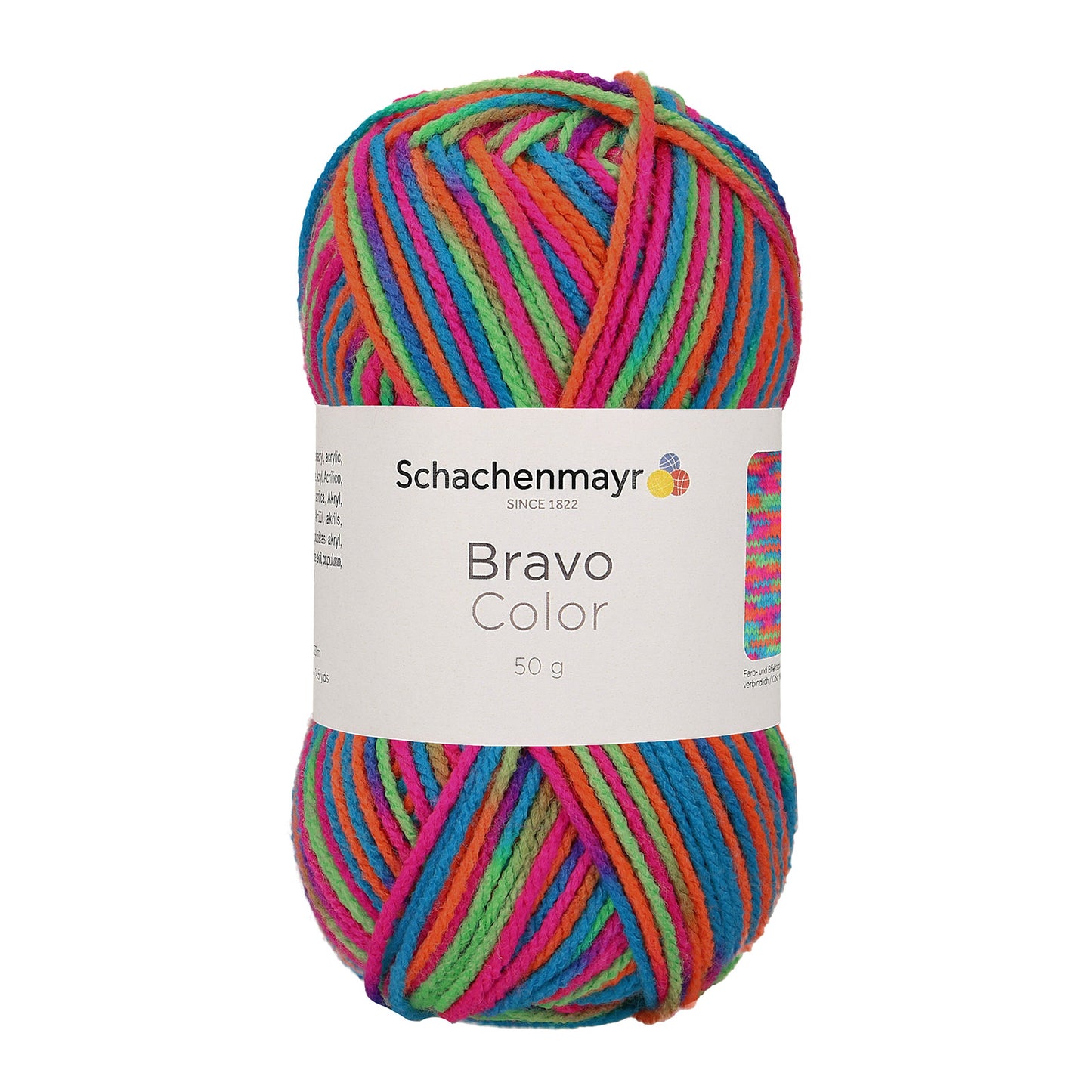 Schachenmayr Bravo Color - Fil Acrylique Auto-Rayant Joyeux