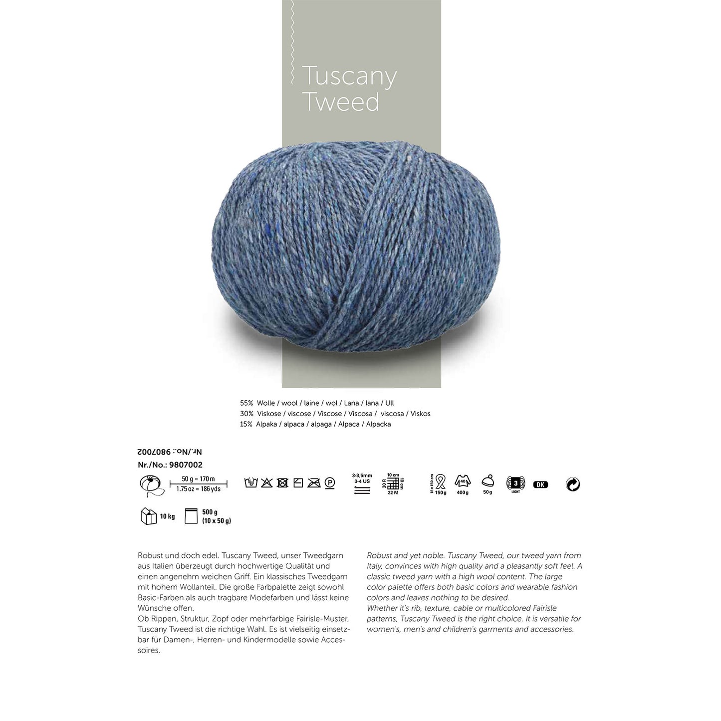Schachenmayr Tuscany Tweed | Indigo 00051