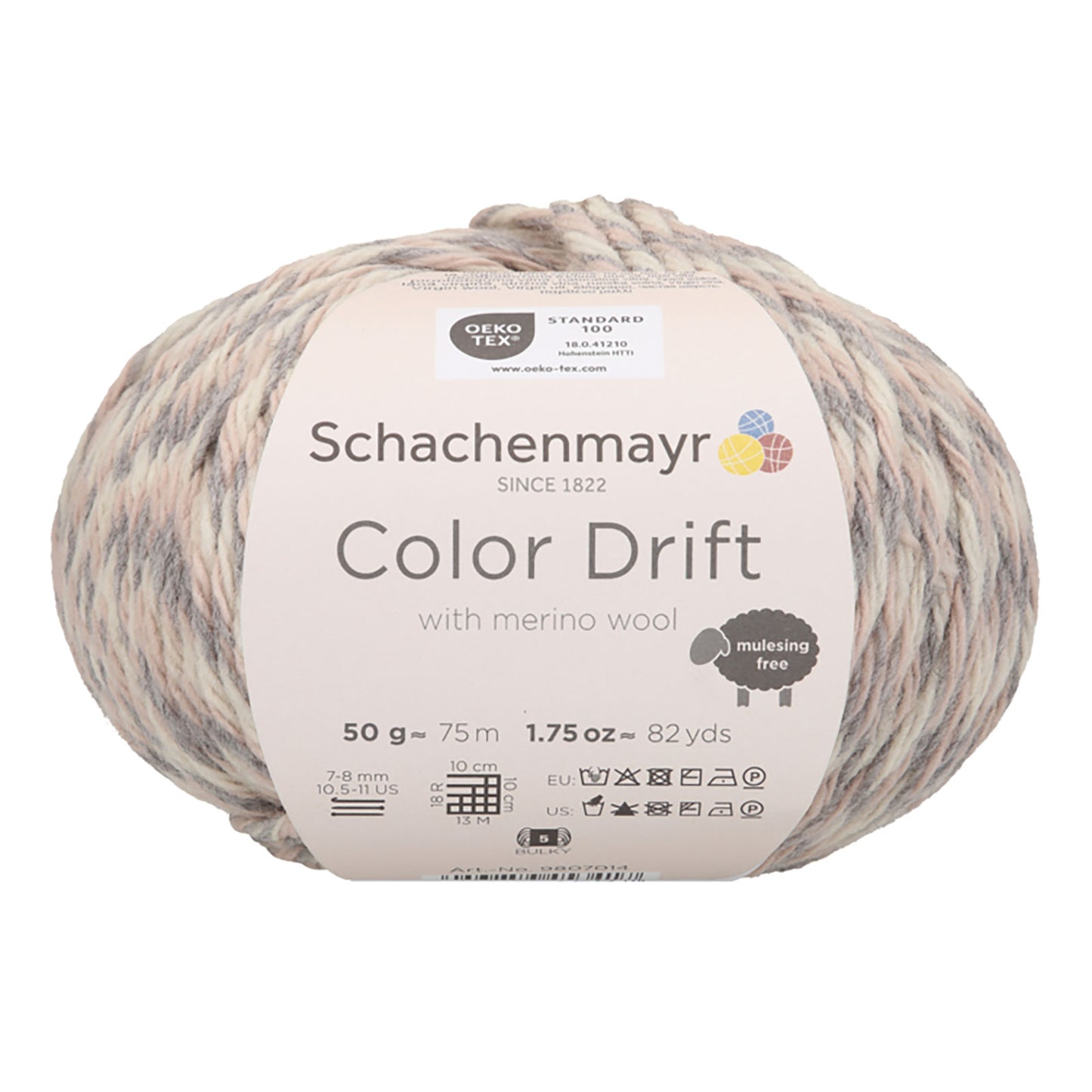 Schachenmayr Color Drift - Zacht Merino Mouliné met Kleurcontrast