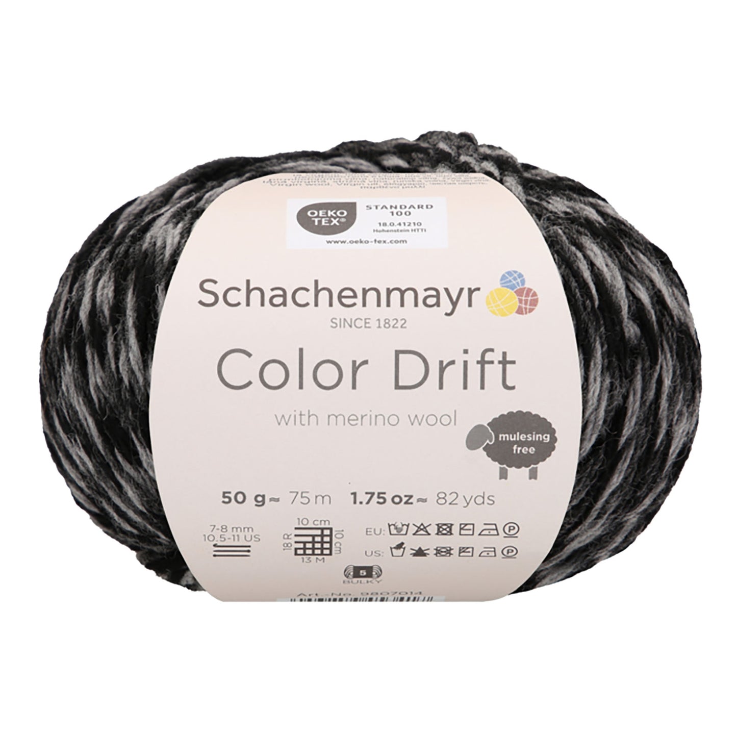 Schachenmayr Color Drift - Zacht Merino Mouliné met Kleurcontrast