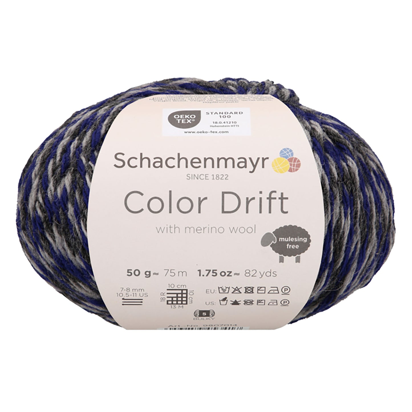 Schachenmayr Color Drift - Zacht Merino Mouliné met Kleurcontrast