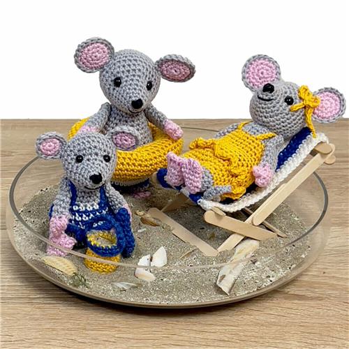 Laura en Annelies de Vries | Amigurumi muizen voor ieder seizoen