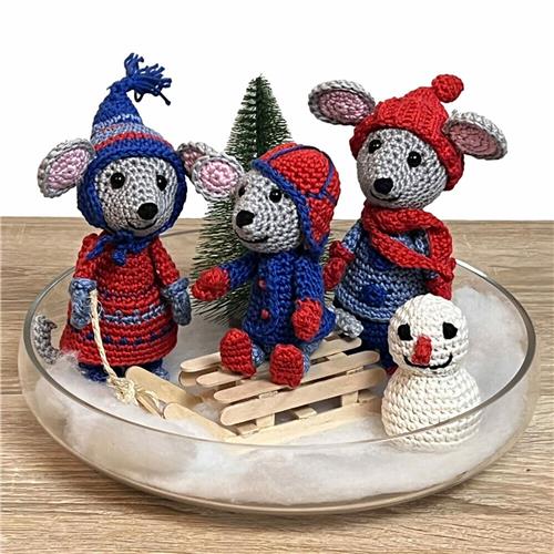 Laura en Annelies de Vries | Amigurumi muizen voor ieder seizoen