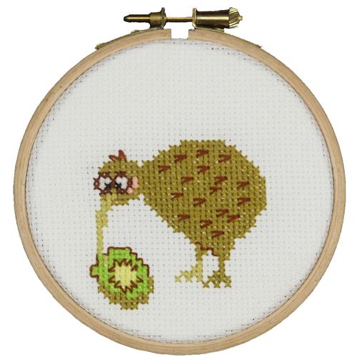 Pako Borduurset Kiwi - Inclusief 10 cm Borduurring