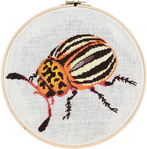 Pako Kever Borduurpakket (Telpatroon Linnen, Ø 22 cm)