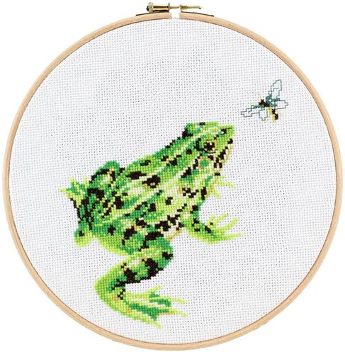 Pako Kikker Borduurpakket (Telpatroon Aïda, Ø 25 cm)