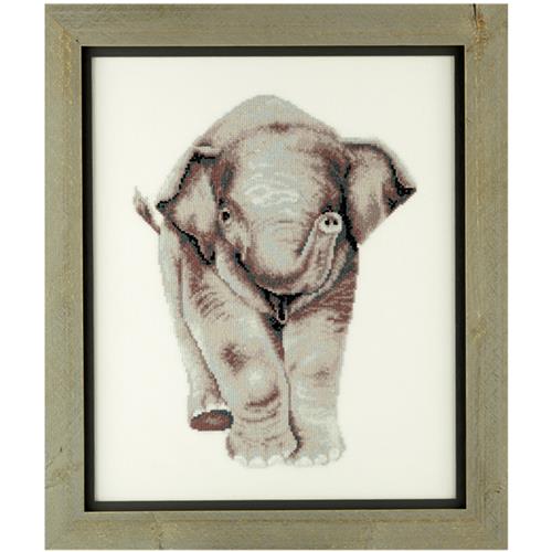 Pako Olifantje Borduurpakket (Telpatroon Aïda, 40x47 cm)