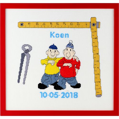 Pako Geboorte Tegel Buurman & Buurman Borduurpakket (Telpatroon Aïda, 37x35 cm)