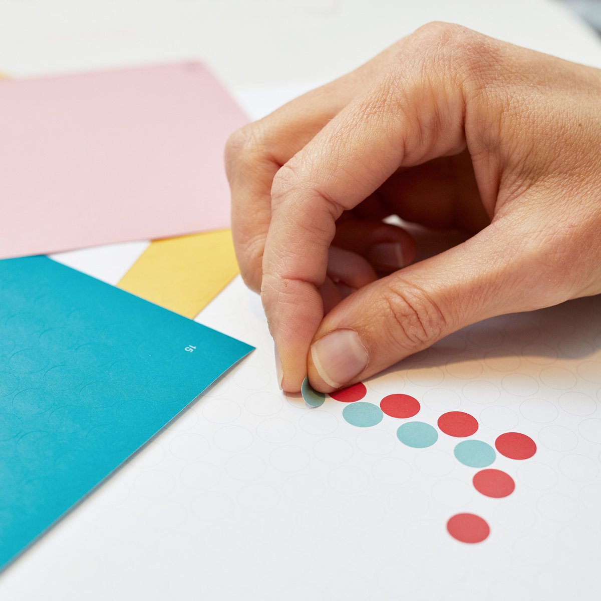 Dot on® | Pixelart set met dot stickers - Paardenbloem 50x70 cm