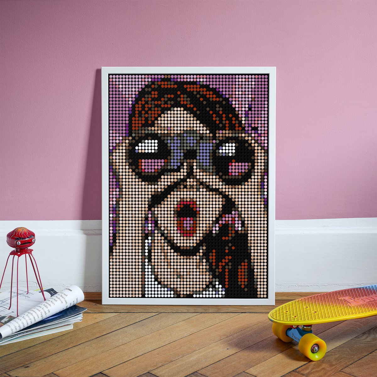 Dot on® | Pixelart set met dot stickers - Ooh 50x70 cm