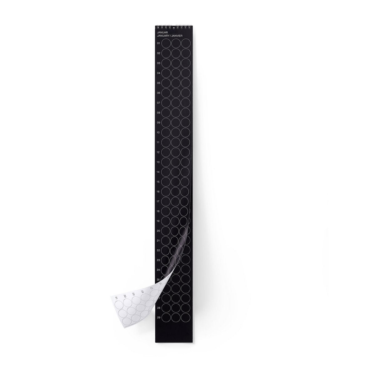 Dot on® | Verjaardagskalender met dot stickers - 8x70 cm