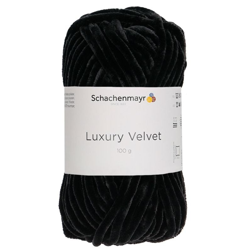 Schachenmayr Luxury Velvet - Fil Chenille Super Doux avec un Éclat