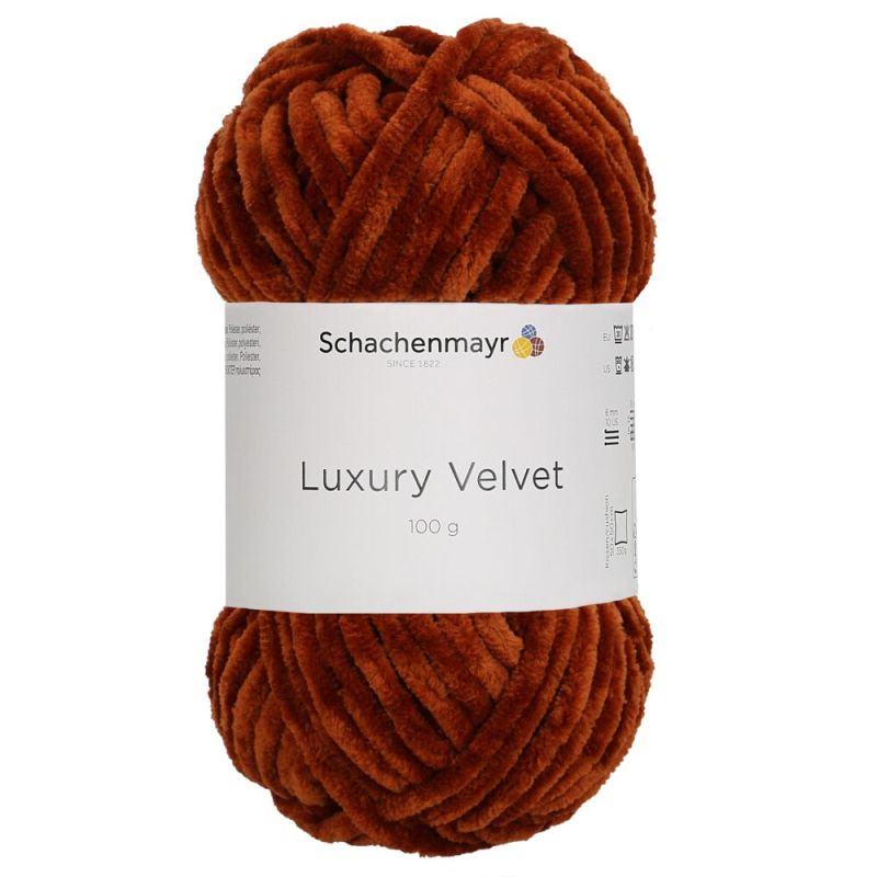 Schachenmayr Luxury Velvet - Fil Chenille Super Doux avec un Éclat