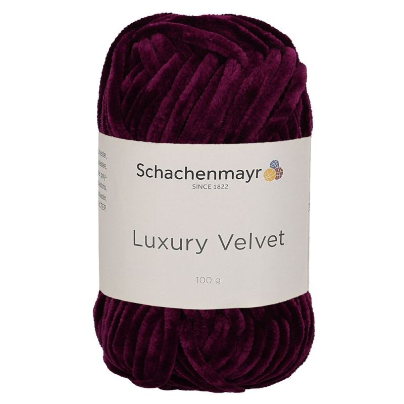 Schachenmayr Luxury Velvet - Fil Chenille Super Doux avec un Éclat