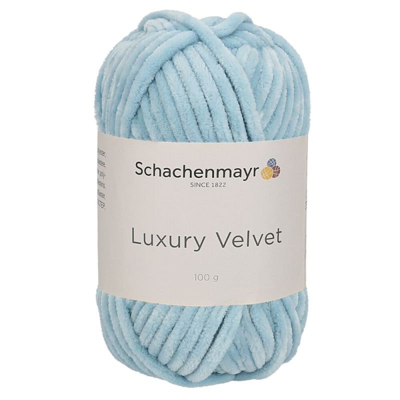 Schachenmayr Luxury Velvet - Fil Chenille Super Doux avec un Éclat