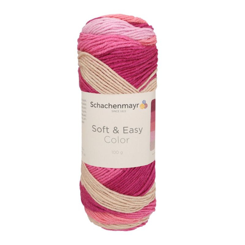 Schachenmayr Soft & Easy Color - Anti-Pilling Acryl met Spray Effect
