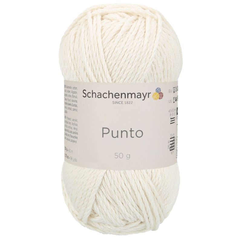 Schachenmayr Punto - Fil Coton-Acrylique Toutes Saisons avec un Éclat