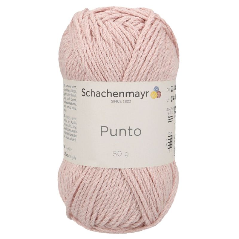 Schachenmayr Punto - Fil Coton-Acrylique Toutes Saisons avec un Éclat