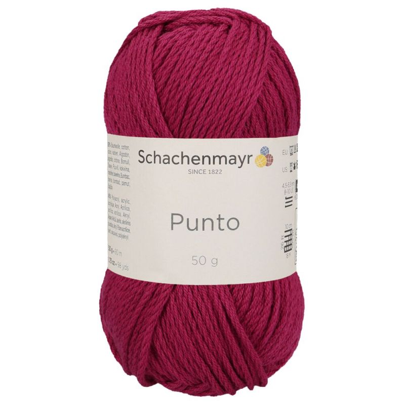 Schachenmayr Punto - Fil Coton-Acrylique Toutes Saisons avec un Éclat