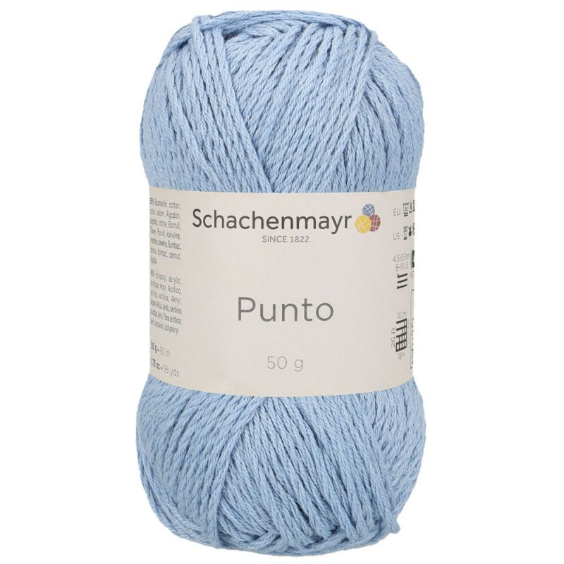 Schachenmayr Punto - Fil Coton-Acrylique Toutes Saisons avec un Éclat
