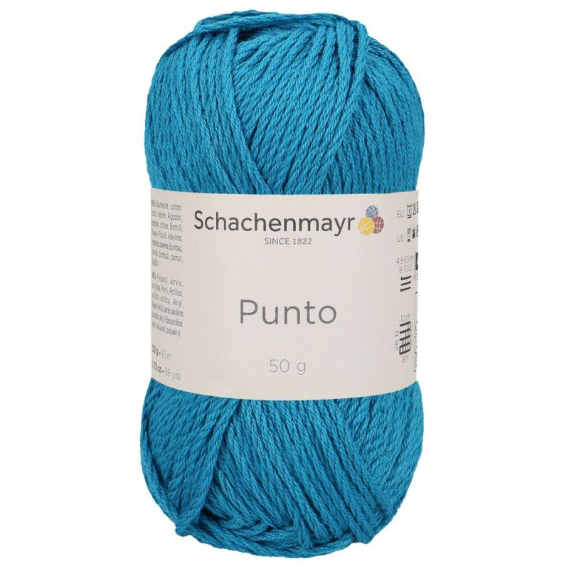 Schachenmayr Punto - Fil Coton-Acrylique Toutes Saisons avec un Éclat