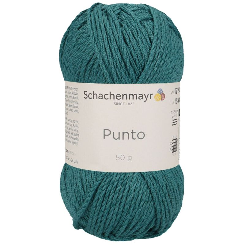 Schachenmayr Punto - Fil Coton-Acrylique Toutes Saisons avec un Éclat