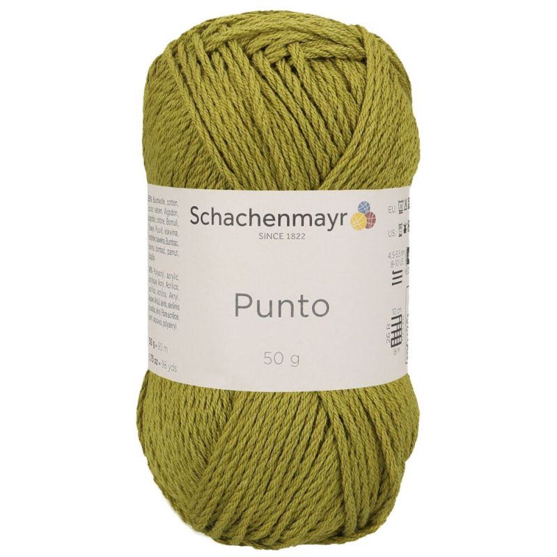 Schachenmayr Punto - Fil Coton-Acrylique Toutes Saisons avec un Éclat