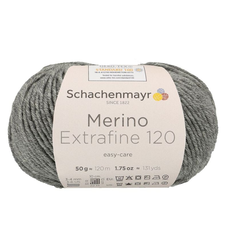 Schachenmayr Merino Extrafine 120 - Fil DK Doux & Lavable en Machine