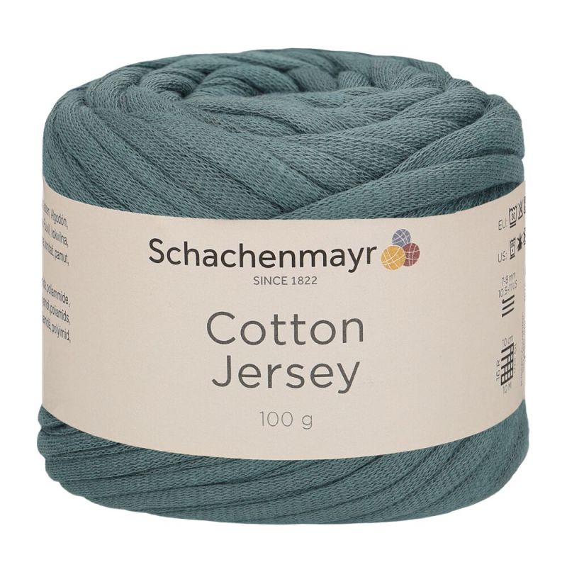 Schachenmayr Cotton Jersey - Fil Tubulaire Léger & Extensible pour la Déco Intérieure