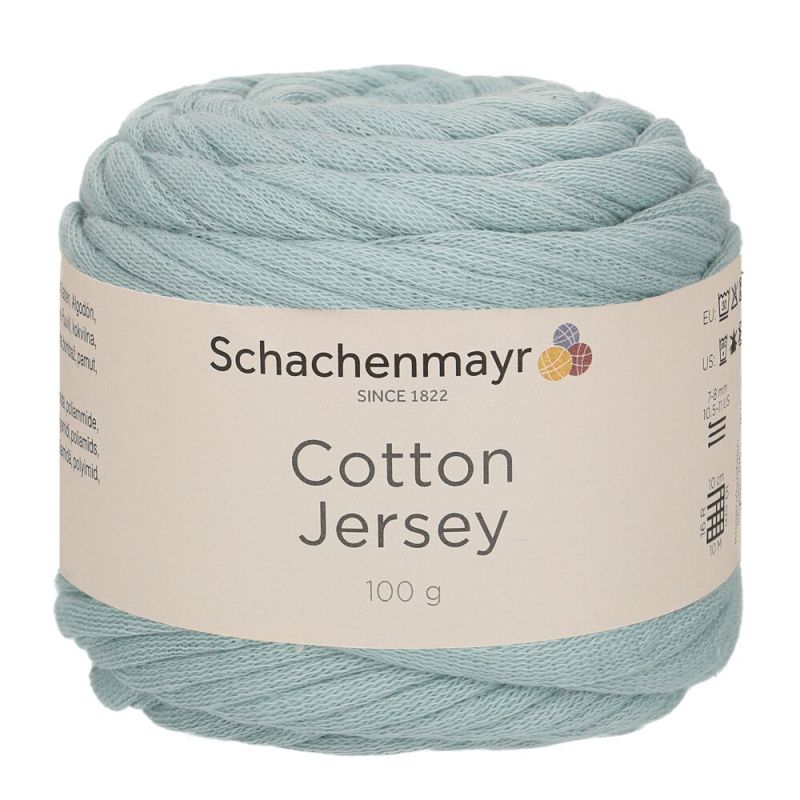 Schachenmayr Cotton Jersey - Fil Tubulaire Léger & Extensible pour la Déco Intérieure