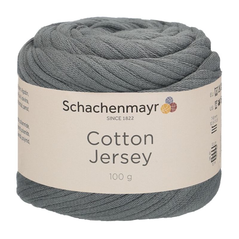 Schachenmayr Cotton Jersey - Fil Tubulaire Léger & Extensible pour la Déco Intérieure
