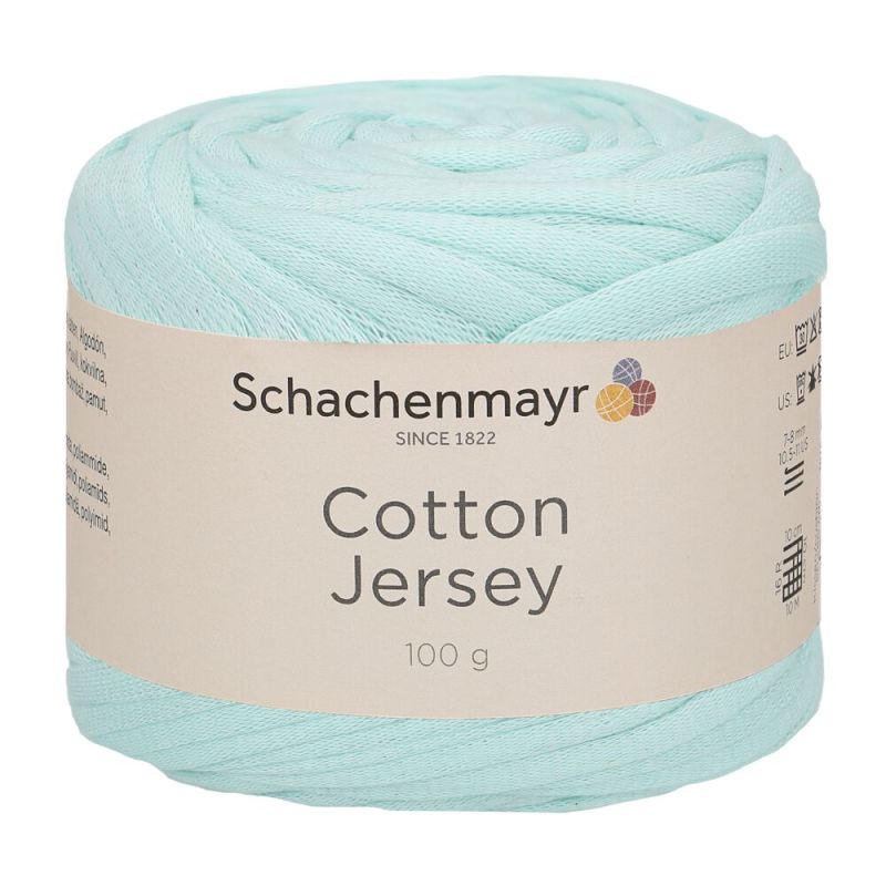 Schachenmayr Cotton Jersey - Fil Tubulaire Léger & Extensible pour la Déco Intérieure