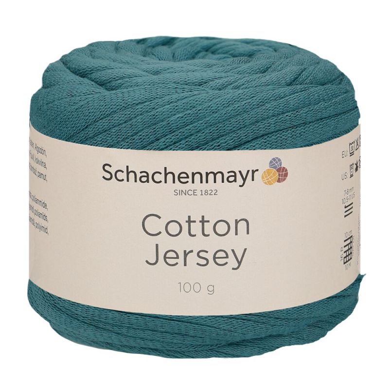 Schachenmayr Cotton Jersey - Fil Tubulaire Léger & Extensible pour la Déco Intérieure