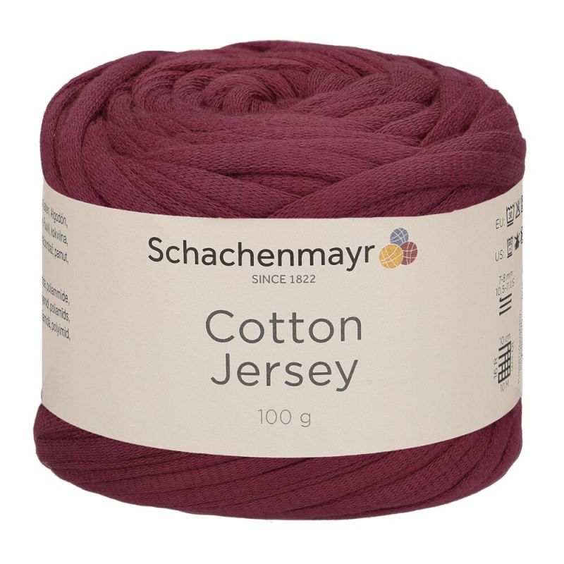 Schachenmayr Cotton Jersey - Fil Tubulaire Léger & Extensible pour la Déco Intérieure