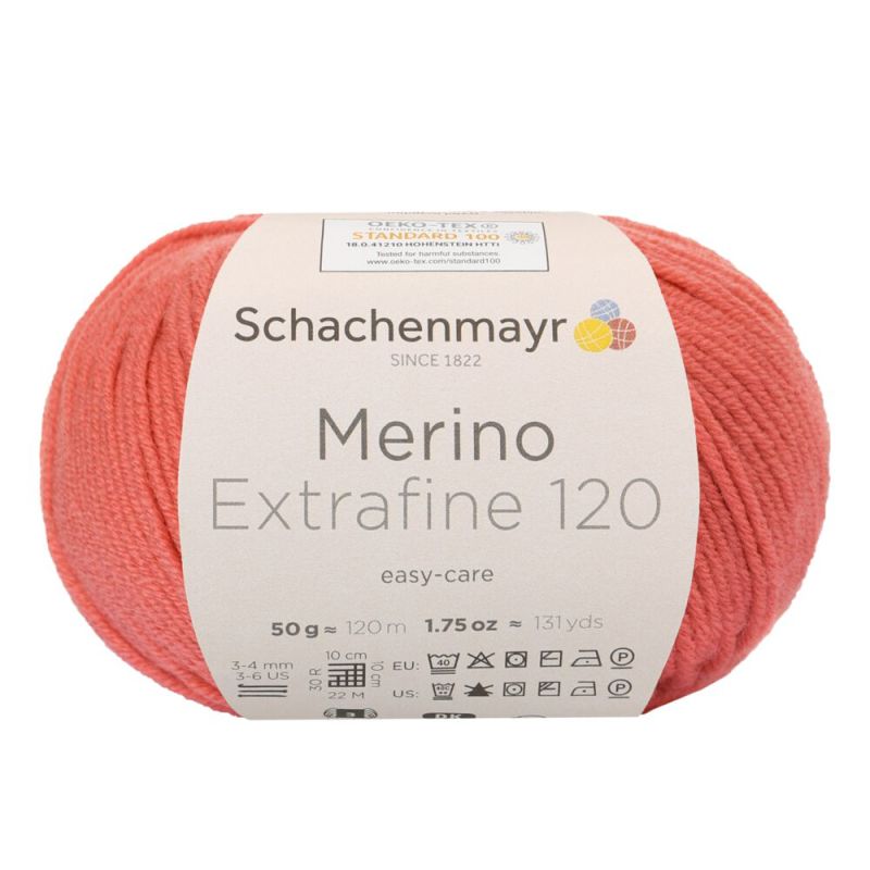Schachenmayr Merino Extrafine 120 - Fil DK Doux & Lavable en Machine