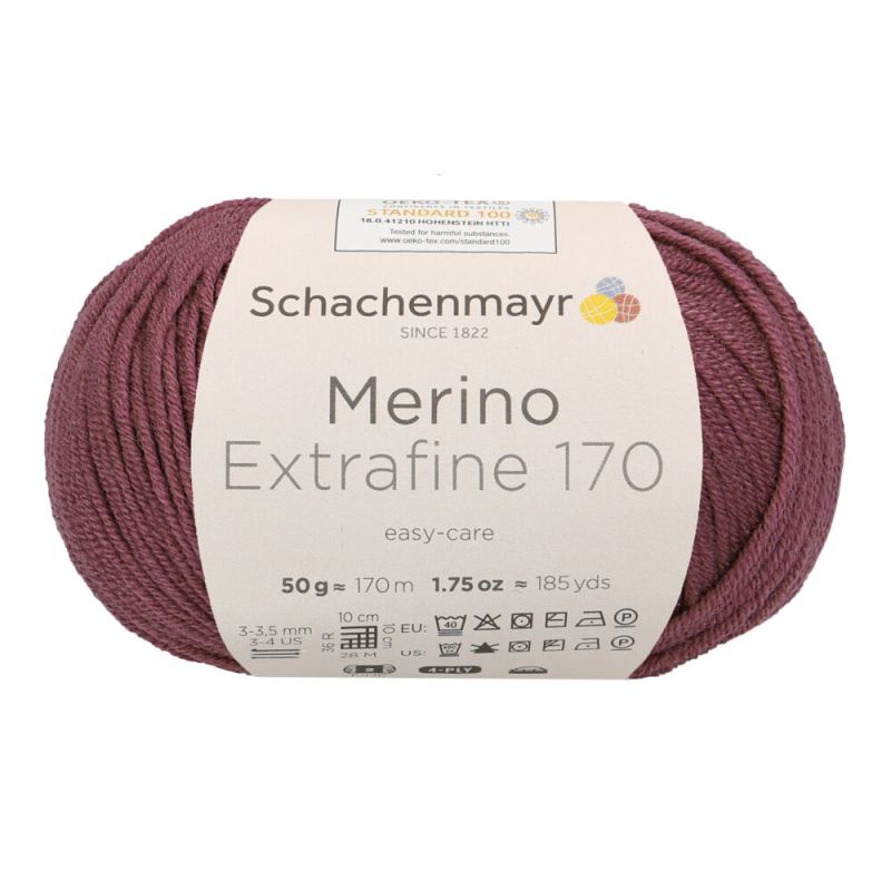 Schachenmayr Merino Extrafine 170 - Superzacht 4-Draads Merino